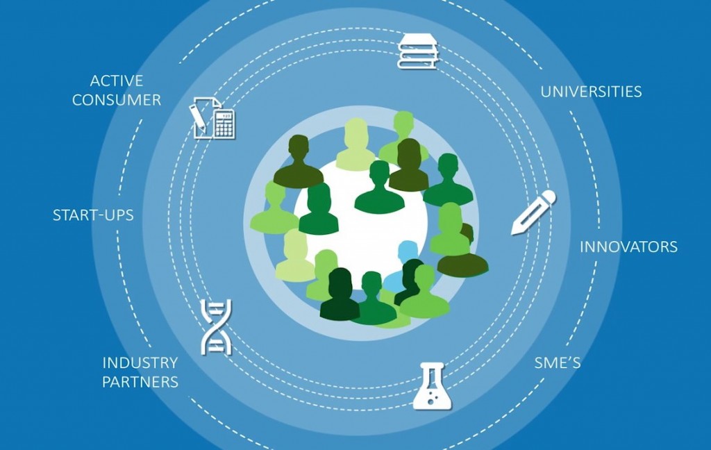 Visual image of food industry partners
