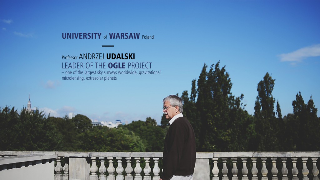 Movie about ERC grant for Professor Andrzej Udalski (open in a new window)