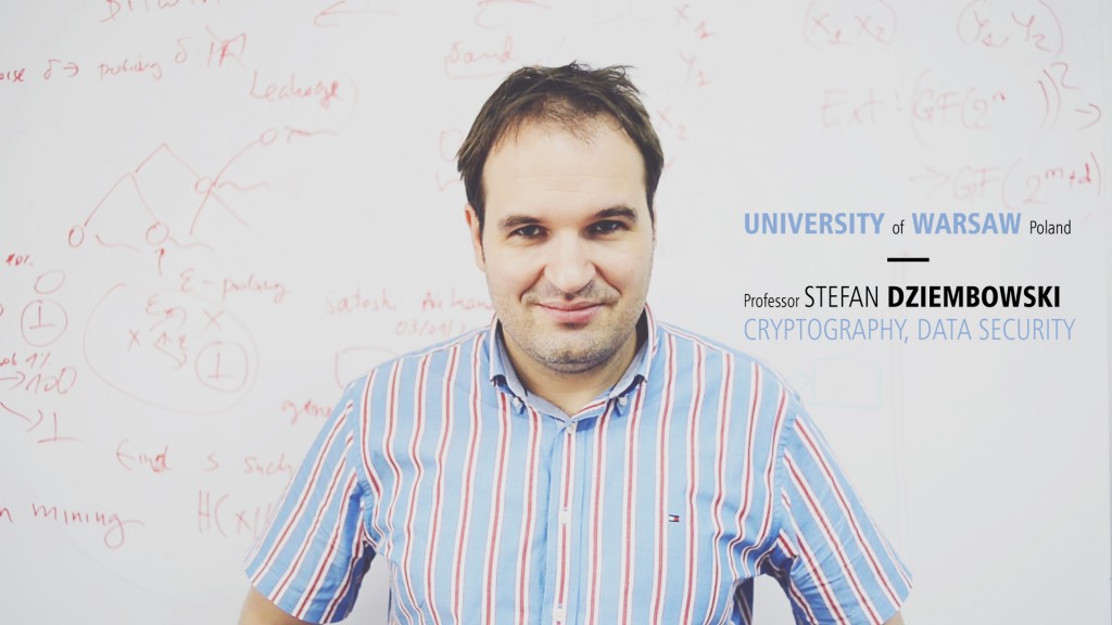 Movie about ERC grant for Professor S.Dziembowski (open in a new window)