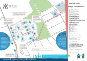 Main campus map, page 1