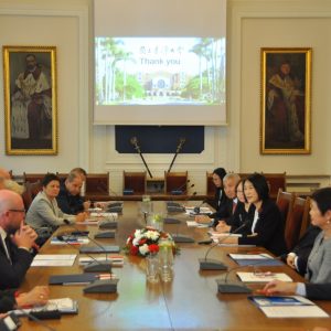 The delegation from Taiwan visited the University of Warsaw.