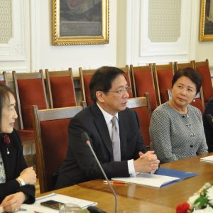 The delegation from Taiwan visited the University of Warsaw.