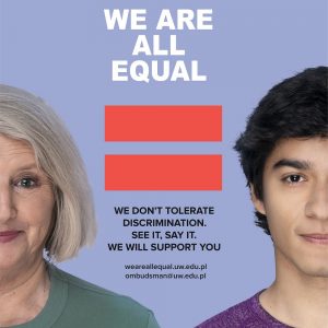 The "We are all equal" campaign