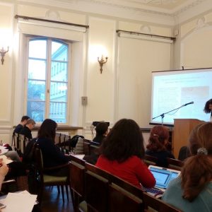 "Memory in Conflict" winter school at the University of Warsaw.