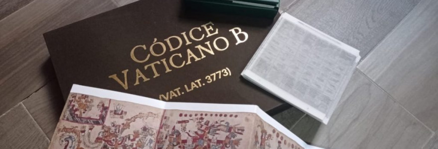 An international team of academics — led by Prof. Katarzyna Mikulska from the UW Faculty of Modern Languages — present a scientific publication of this pre-Columbian document, kept at the Vatican Library. Credit: Prof. K. Mikulska's archives