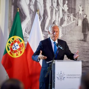 Visit of Prof. Marcelo Rebelo de Sousa, the President of Portugal. Credit: Mirosław Kaźmierczak/UW