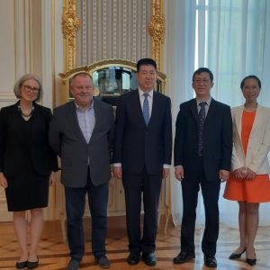 Chinese Ambassador's visit to UW. Phot. UW Press Office