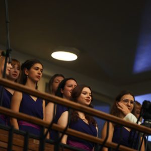 University of Warsaw Choir during the opening ceremony of the 2023/2024 academic year. Photo by Mirosław Kaźmierczak/UW