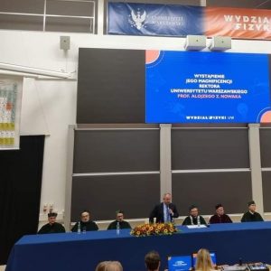 Opening ceremony of the 2023/2024 academic year at the Faculty of Physics. Credit: UW's Faculty of Physics
