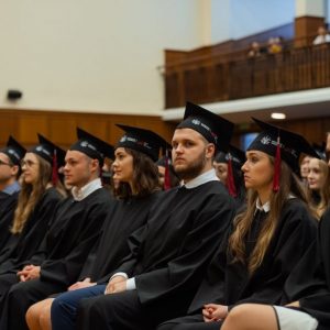 Opening ceremony of the 2023/2024 academic year at the Faculty of Economic Sciences. Credit: WNE UW