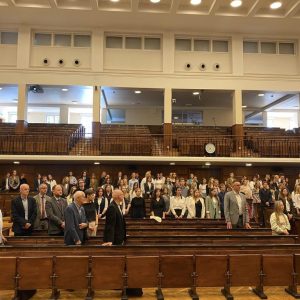 Opening ceremony of the 2023/2024 academic year at the Faculty of Polish Studies. Credit: UW's Faculty of Polish Studies