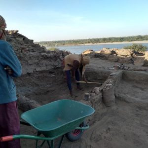 Excavations at Old Dongola. Photo: Magdalena M. Woźniak/CAŚ UW