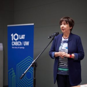 Prof. Ewa Bulska, the Director of the UW's Biological and Chemical Research Centre. Photo: Mirosław Kaźmierczak/UW