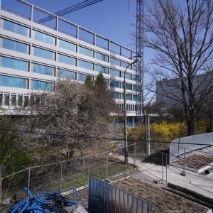 Construction of the new building of the Faculty of Psychology. Credit: UW