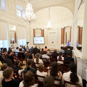 The lecture of Prof. Ralph Nurnberger at UW. Photo: Mirosław Kaźmierczak/UW