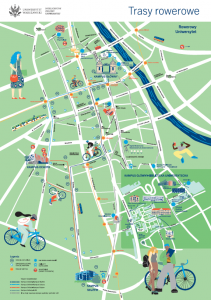 Cycle route map