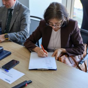 Signing of the agreement for participation in the NCRD’s “University of the Future” project. Credit: NCRD