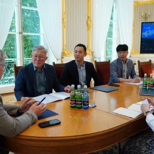 The meeting with representatives of Kyungpook National University. Photo by Natalia Trzeciak/UW