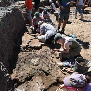 The 10th season of excavations in Miedary. Photo: Tomaz Hitij/Dane Pavitt