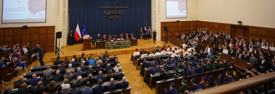 Opening ceremony of the 2024/2025 academic year. Photo by Mirosław Kaźmierczak/UW