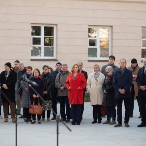 Opening of the building in the upper courtyard of the UW. Photo by Mirosław Kaźmierczak/UW