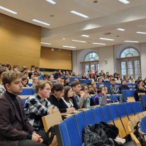 Meeting with the President of the ECA at the UW. Photo: Natalia Świercz