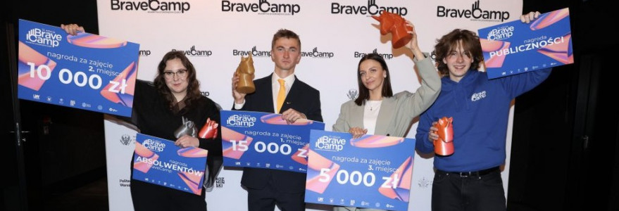 Final gala of the 13th edition of BraveCamp at the UW. Photo: Paweł Wodzyński