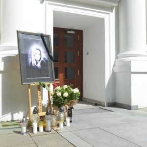 Mourning at the UW. Credit: Mirosław Kaźmierczak/UW