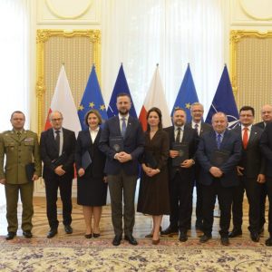 Cooperation with the Ministry of National Defense on Supply Security. Photo: M. Kaźmierczak/University of Warsaw
