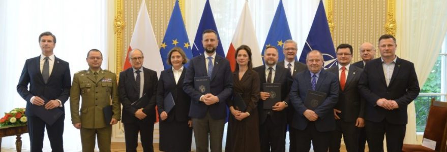 Cooperation with the Ministry of National Defense on Supply Security. Photo: M. Kaźmierczak/University of Warsaw