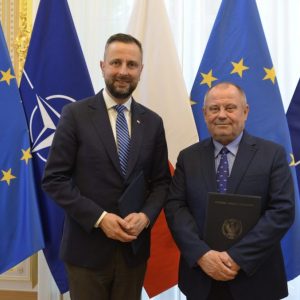 Cooperation with the Ministry of National Defense on Supply Security. Photo: M. Kaźmierczak/University of Warsaw