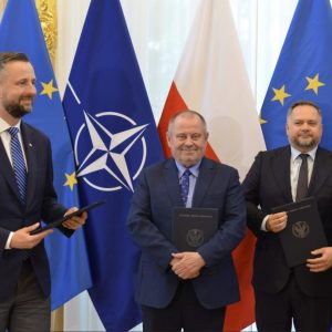 Cooperation with the Ministry of National Defense on Supply Security. Photo: M. Kaźmierczak/University of Warsaw