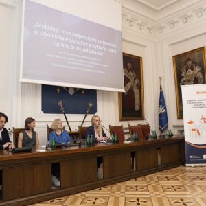 Conference on counteracting of discrimination and mobbing at the University of Warsaw. Credit: J. Malarowski