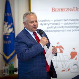 Conference on counteracting of discrimination and mobbing at the University of Warsaw. Credit: J. Malarowski