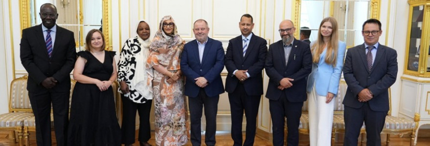Meeting with the Ambassador of Sudan. Credit: Promotion Office UW