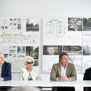 The results of the competition for the design of the University of Warsaw’s Central Campus. Credit: M. Kaźmierczak/UW.