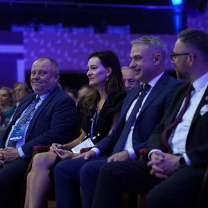 Prof. Alojzy Z. Nowak, Rector of the University of Warsaw, during the awards gala of the 34th Economic Forum in Karpacz. Credit: Mirosław Kaźmierczak/University of Warsaw