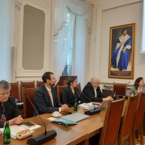 Visit of the American delegation to the University of Warsaw. Source: UW’s Press Office
