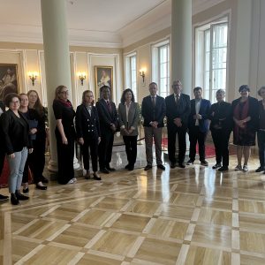 Visit of the American delegation to the University of Warsaw. Credit: UW’s Business Centre