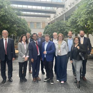 Visit of the American delegation to the University of Warsaw. Credit: UW’s Business Centre