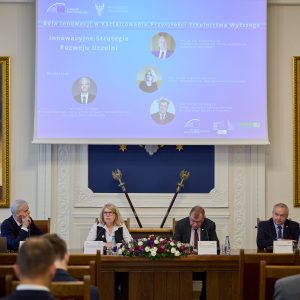 Conference on the role of innovation in shaping the future of higher education. Credit: Krystian Szczęsny/UW