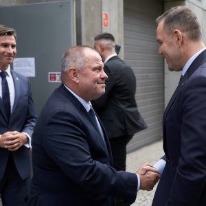 Meeting with the President of Poland at the University of Warsaw. Credit: Mirosław Kaźmierczak/University of Warsaw