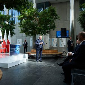 Meeting with the President of Poland at the University of Warsaw. Credit: Mirosław Kaźmierczak/University of Warsaw