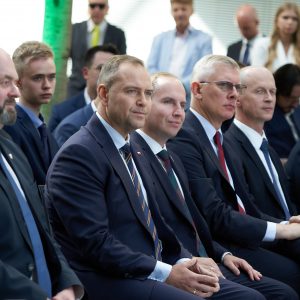 Meeting with the President of Poland at the University of Warsaw. Credit: Mirosław Kaźmierczak/University of Warsaw