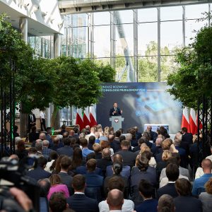 Meeting with the President of Poland at the University of Warsaw. Credit: Mirosław Kaźmierczak/University of Warsaw