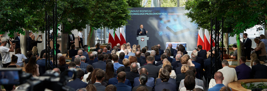 Meeting with the President of Poland at the University of Warsaw. Credit: Mirosław Kaźmierczak/University of Warsaw