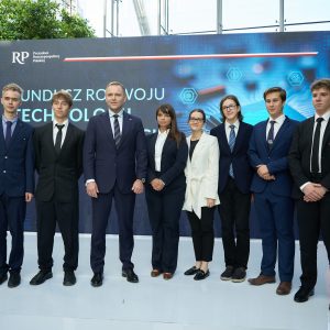 Meeting with the President of Poland at the University of Warsaw. Credit: Mirosław Kaźmierczak/University of Warsaw