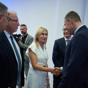 Meeting with the President of Poland at the University of Warsaw. Credit: Mirosław Kaźmierczak/University of Warsaw