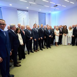 Meeting with the President of Poland at the University of Warsaw. Credit: Mirosław Kaźmierczak/University of Warsaw
