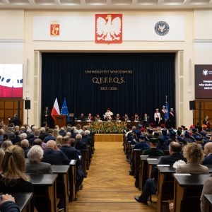 Inauguration of the 2025/2026 academic year at the UW. Credit: Mirosław Kaźmierczak/UW